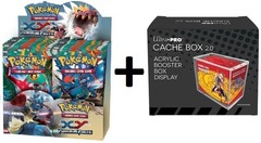 MINT Pokemon XY3 Furious Fists Box PLUS Acrylic Ultra Pro Cache Box 2.0 Protector